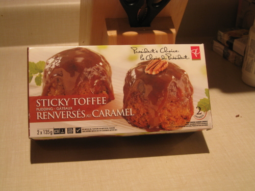 Dessert from a box