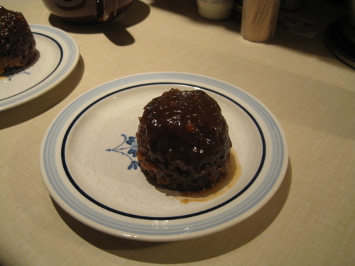 sticky toffee pudding