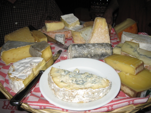 Cheese plate -- Paris