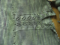 Leaf lace detail