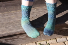 Blue Melody Socks