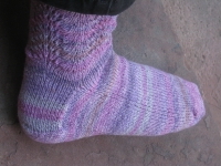 very pink socks