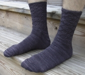Socks on feet