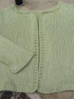 Jacket front detail