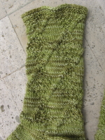 Stitch pattern closeup