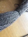 Plied, close up