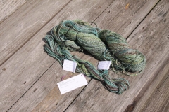 Skeins on wood