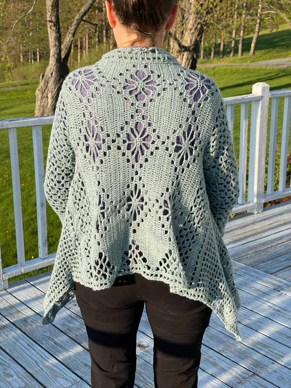 Blossoming Beauty Crochet Cardi