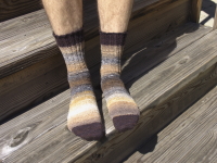 Brown Kureyon Socks