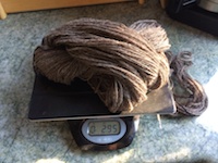 just plied on scale