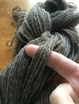 BFL 3-ply sock yarn