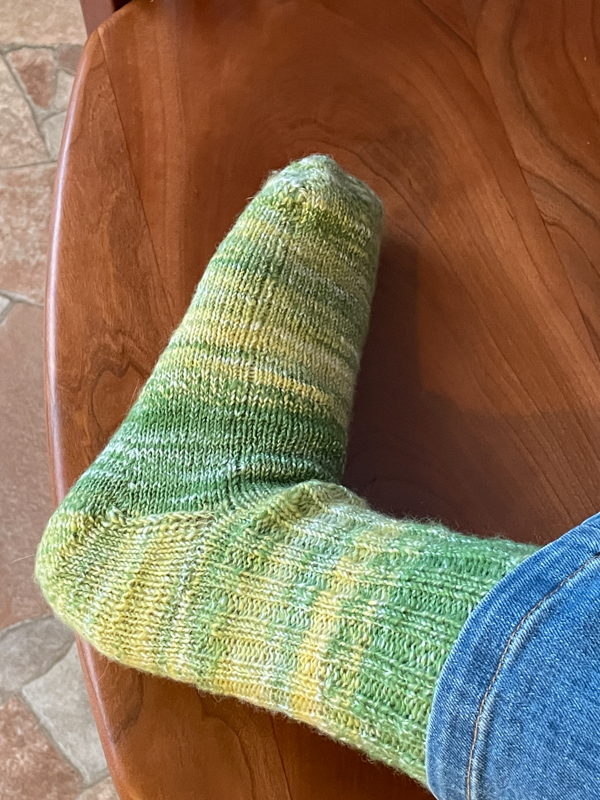 Spring Greens Socks